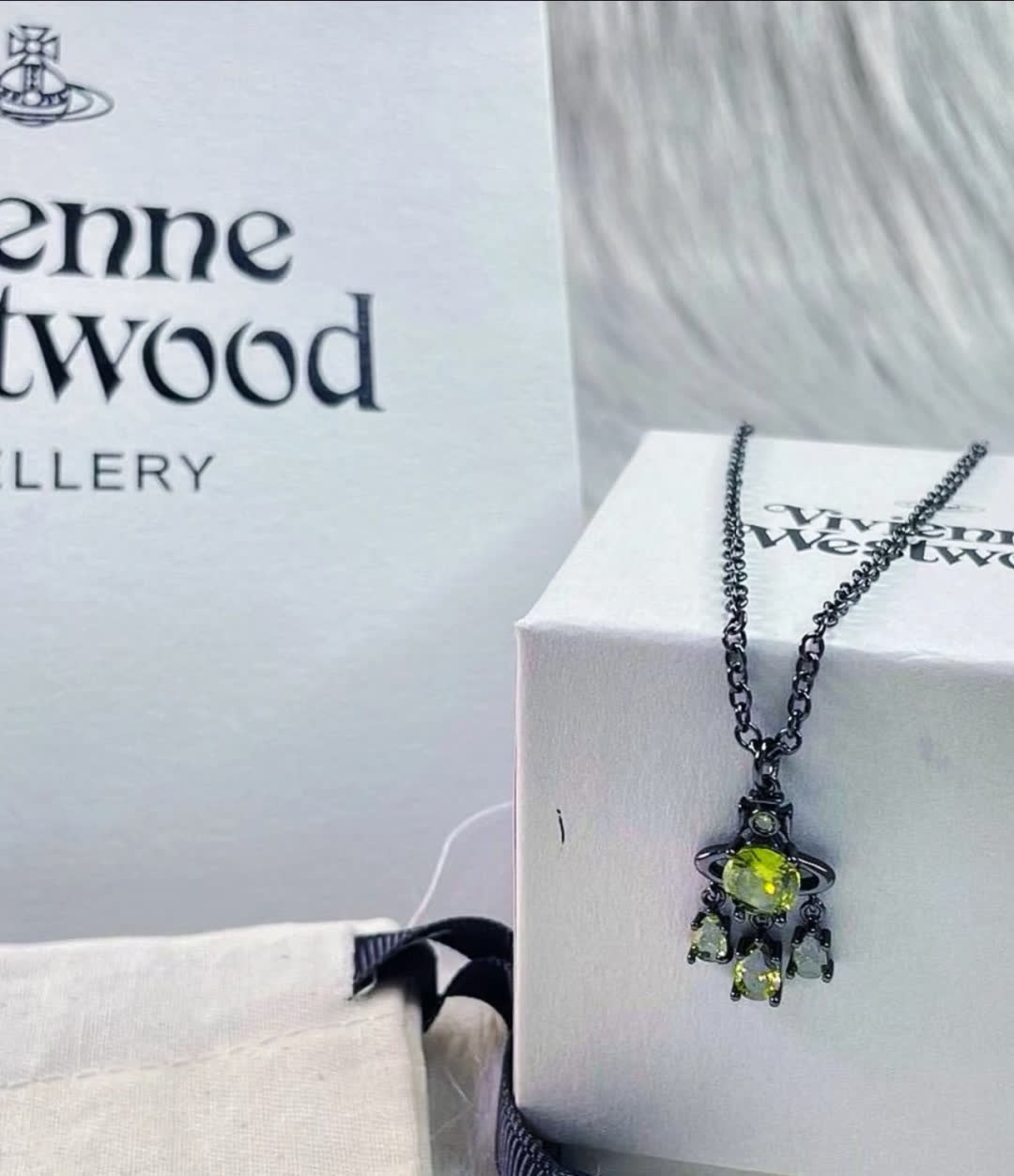 Vivienne Westwood Crystal Star Pendant Necklace